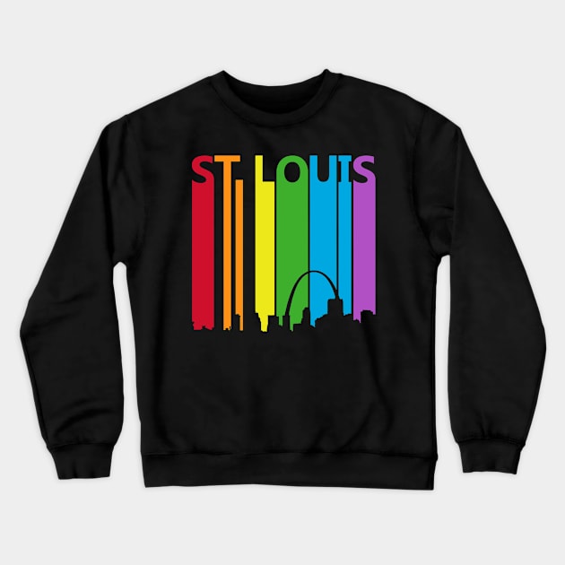 St Louis LGBT Pride Support Crewneck Sweatshirt by GWENT